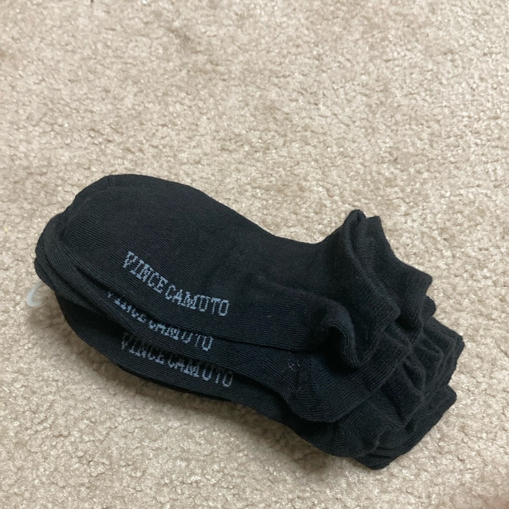Vince Camuto Black Low-Cut No-Show Socks - 9 pack